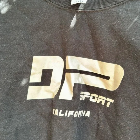 DANIEL PATRICK Sport Women's Large Cropped Sweater SAMPLE Black - Picture 5 of 5